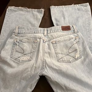 BKE Vintage low cut, flair bottom jeans 30x 31 1/2